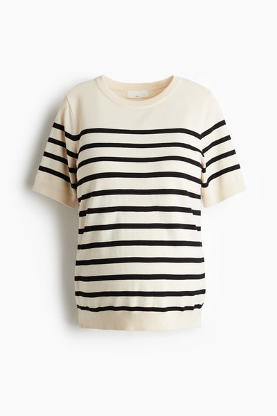 H&M MAMA Fine-Knit Top