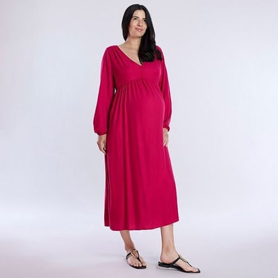 Kohl's Maternity Motherhood® Button Front Midi Dress