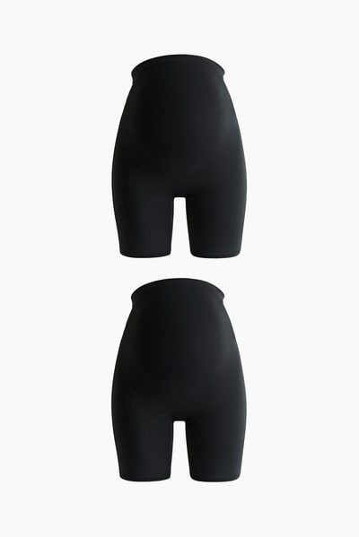H&M MAMA 2-Pack Super Stretch Bike Shorts