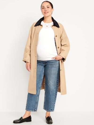 Old Navy Maternity Full Panel Barrel Ankle Jeans