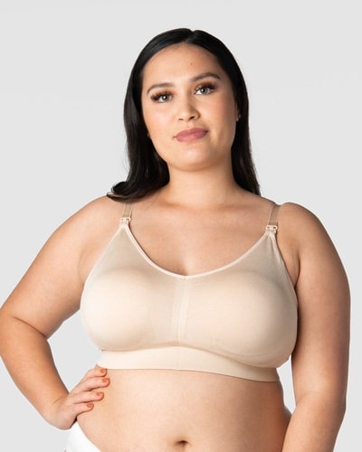 Hotmilk Lingerie My Necessity Wirefree Nursing Bra - Frappe Busty