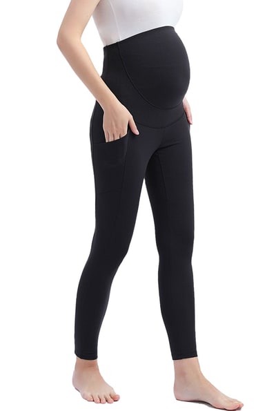 Kimi + Kai Kimi + Kai Maternity Sol Belly & Back Support Pocket Leggings (26 Inseam)