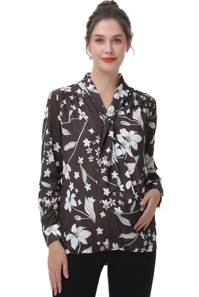 Kimi + Kai Kimi + Kai Maternity "Gracie" Nursing Blouse