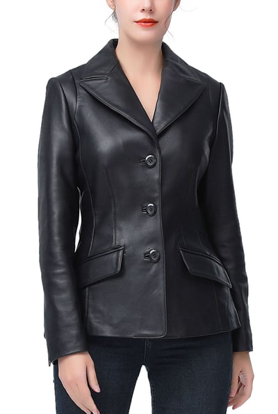 Kimi + Kai Kimi + Kai Women's "Mya" Leather Blazer