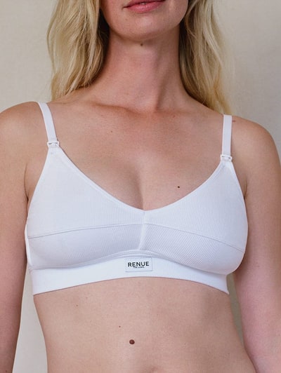 For The Creators Maternity Nursing Bra in White