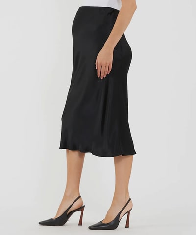 Bump City The Crystal Satin Skirt