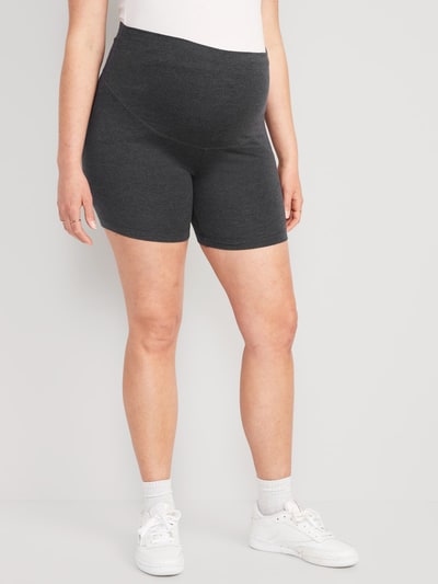 Old Navy Maternity Full-Panel Biker Shorts -- 6-inch inseam