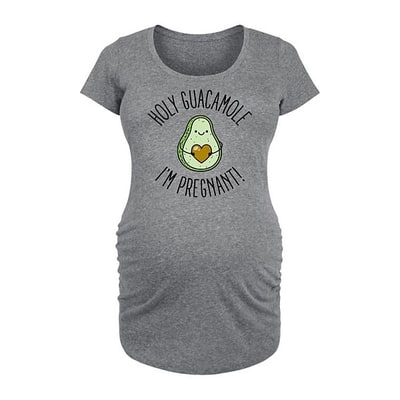 Kohl's Maternity Holy Guacamole I'm Pregnant Graphic Tee