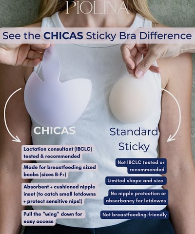 Bump City Chicas: Nursing-Friendly Sticky Bra