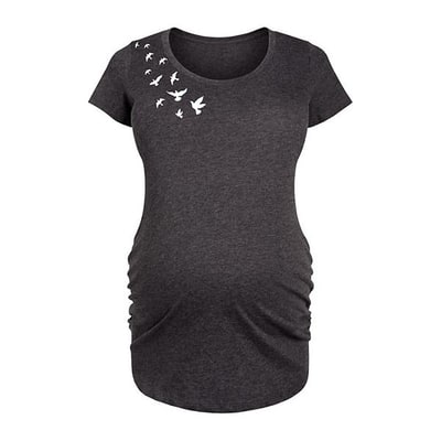 Kohl's Maternity Flying Birds Graphic Tee