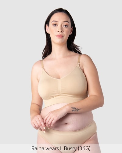 Hotmilk Lingerie My Necessity 2.0 FlexFit Nursing Bra - Frappe Busty