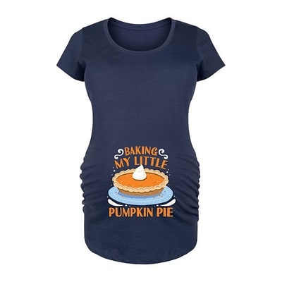 Kohl's Maternity Baking My Little Pumpkin Pie Graphic Tee