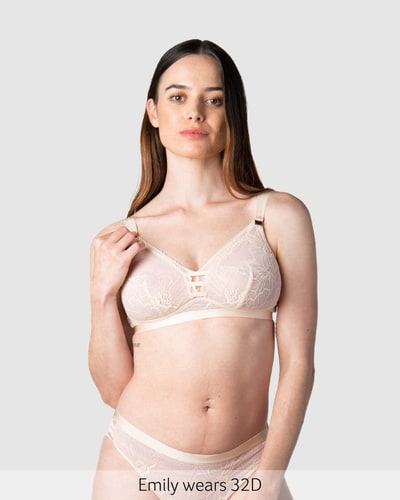 Hotmilk Lingerie True Luxe Multifit Nursing Bra - Cameo