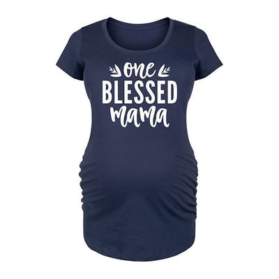 Kohl's Maternity One Blessed Mama Graphic Tee