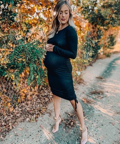 Bump City The Krystal Drawstring Dress