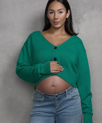 Bump City The Ansley Cropped Cardigan