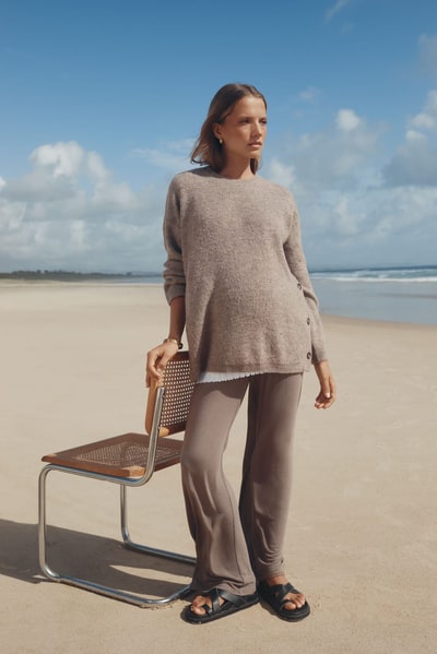 Legoe Heritage Fluffy Jumper (Cacao) - FINAL SALE