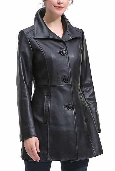 Kimi + Kai Kimi + Kai Women's "Ava" Leather Coat