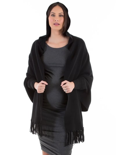 Angel Maternity Maternity Wool Blend Winter Cape