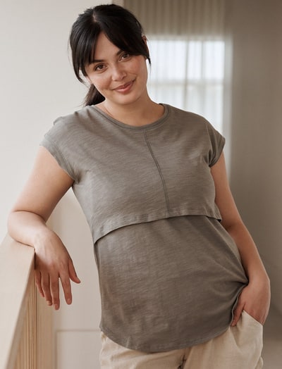 Special Addition Richie Nursing Tee by Ripe Maternity
