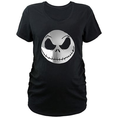 Kohl's Disney's The Nightmare Before Christmas Big Face Jack Maternity V-Neck Graphic Tee