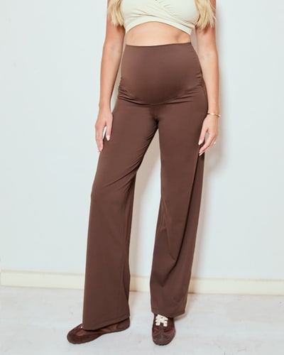 Soon Maternity Wide Leg Overbelly Leggings