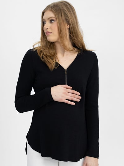 Angel Maternity Long Sleeve Maternity and Nursing Top