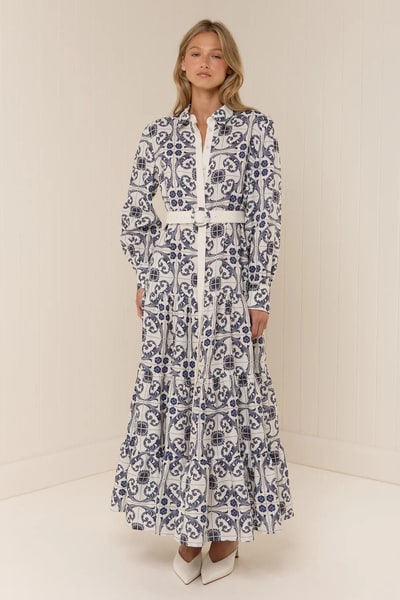 For The Creators Aria Dress in Bella Tile