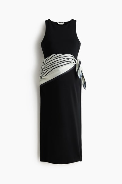 H&M MAMA Scarf-Detail Dress