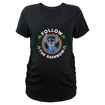 Kohl's Disney's Lilo & Stitch Follow The Rainbow Maternity Graphic Tee