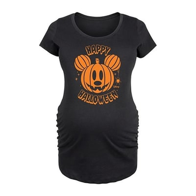 Kohl's Disney's Mickey Mouse Maternity Pumpkin Graphic Tee