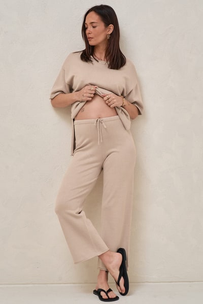 Bae the Label Cloud Nine Lounge Pant - Oatmeal
