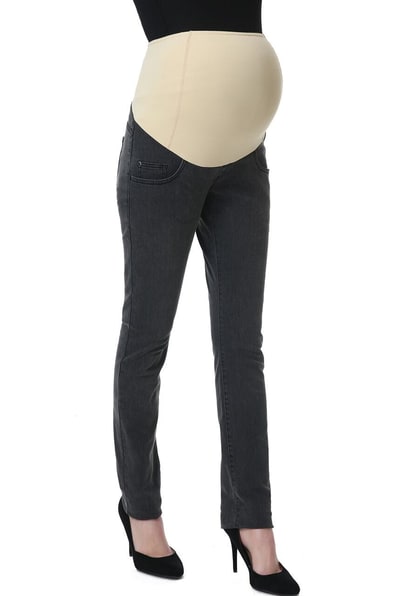 Kimi + Kai Kimi + Kai Maternity "Frankie" Straight Leg Denim Jeans