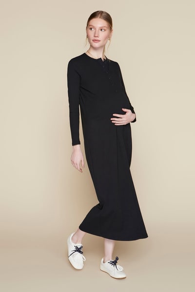 Apparalel Avon Maternity Dress in Black