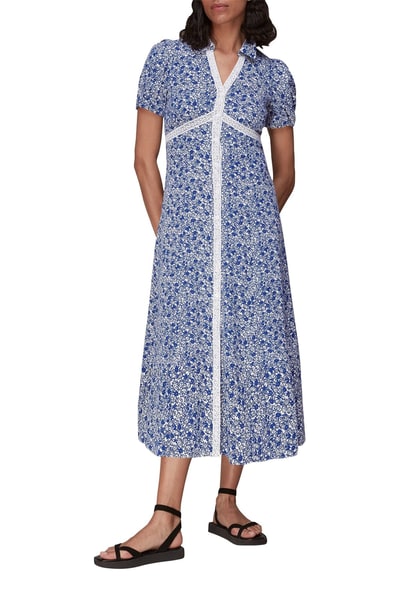 For The Creators Twin Daisy Print Midi Dress