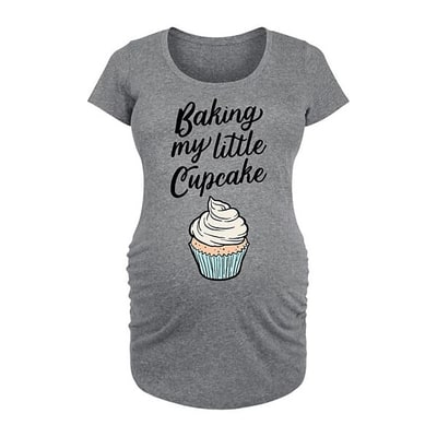 Kohl's Maternity Baking My Little Cupcake Graphic Tee