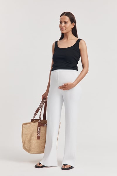 Legoe Heritage Fitted Rib Crop (Black) - FINAL SALE