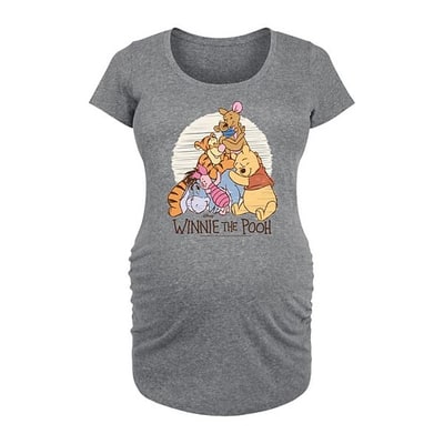 Kohl's Disney's Winnie The Pooh Maternity Scribble Group Graphic Tee