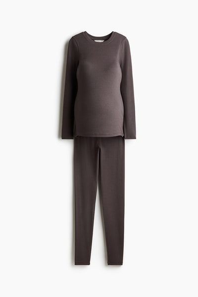 H&M MAMA 2-piece Ribbed Set