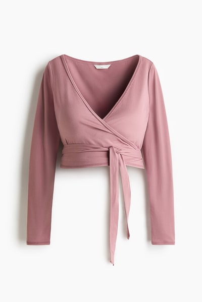 H&M MAMA Short Wrap Top