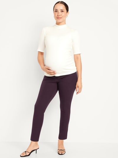 Old Navy Maternity Full-Panel Pixie Ankle Pants