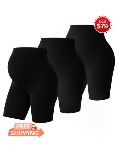 Mamafique New Customer Offer - 3pcs Maternity Shorts