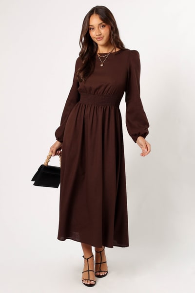 Petal & Pup Roman Long Sleeve Maxi Dress