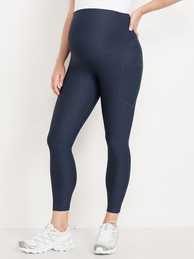 Old Navy Maternity Full-Panel PowerSoft 7/8 Leggings