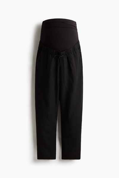 H&M MAMA Linen-Blend Pants