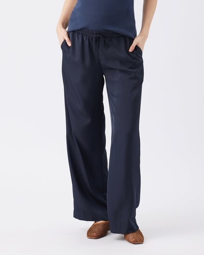 Ripe Maternity Tamara Satin Pull-On Pant Midnight