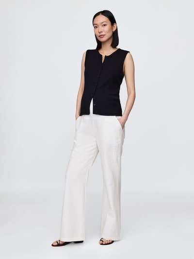 Gap Maternity Full Panel Linen-Blend Pants