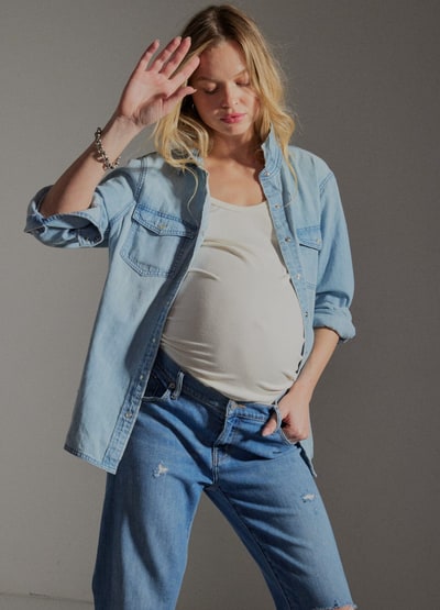 HATCH The Denim Maternity Shirt
