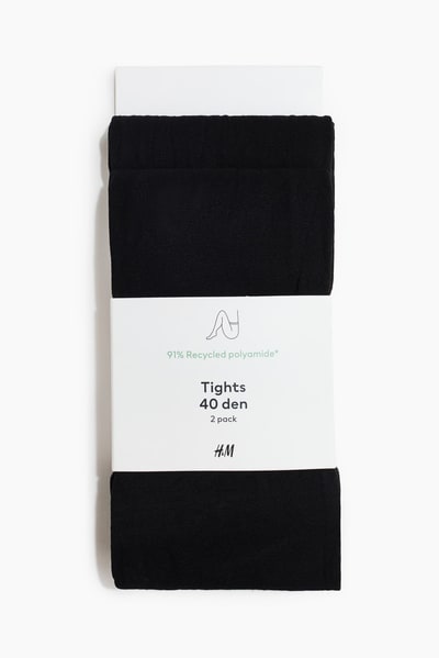 H&M 2-Pack 40 Denier Tights