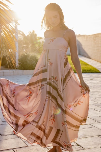 Petal & Pup Elanor Maxi Dress - Pink Cocoa